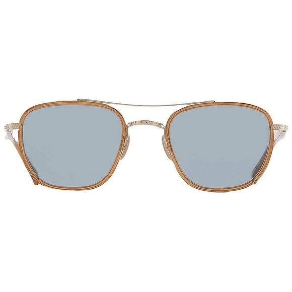 Mr. Leight PRICE S Pure Blue Pilot Titanium Sunglasses ML4026 TOP-12KG/ - Picture 1 of 6